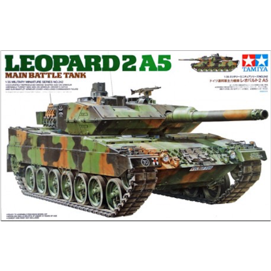 Leopard 2 A5 Main Battle Tank (Tamiya 35242) 1:35